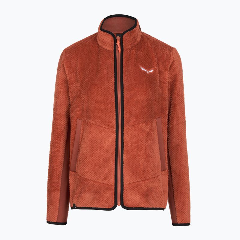 Bluză de trekking pentru femei Salewa Puez Warm Full Zip etruscan red
