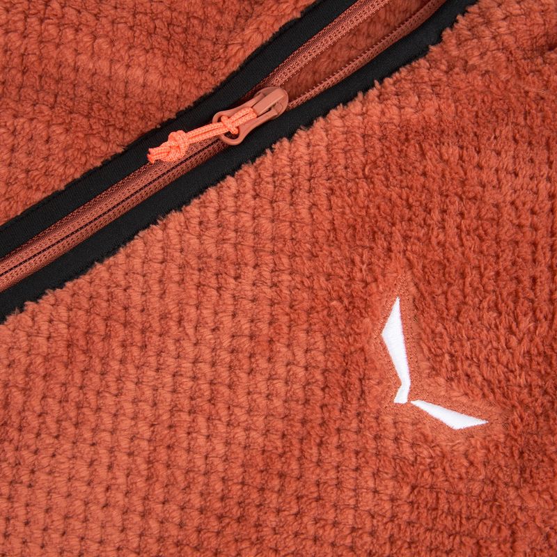 Bluză de trekking pentru femei Salewa Puez Warm Full Zip etruscan red 3