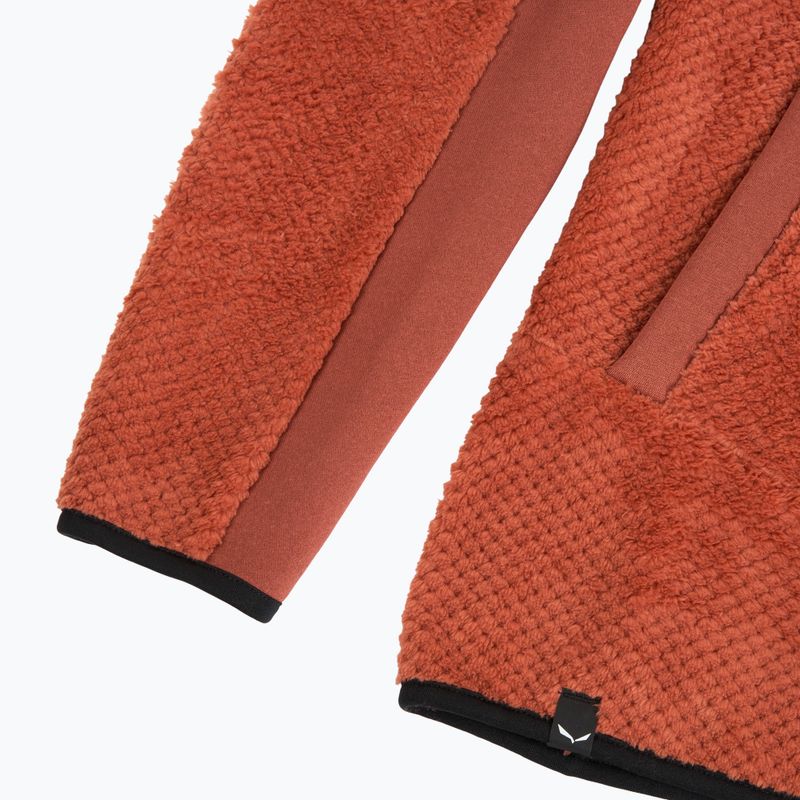 Bluză de trekking pentru femei Salewa Puez Warm Full Zip etruscan red 4