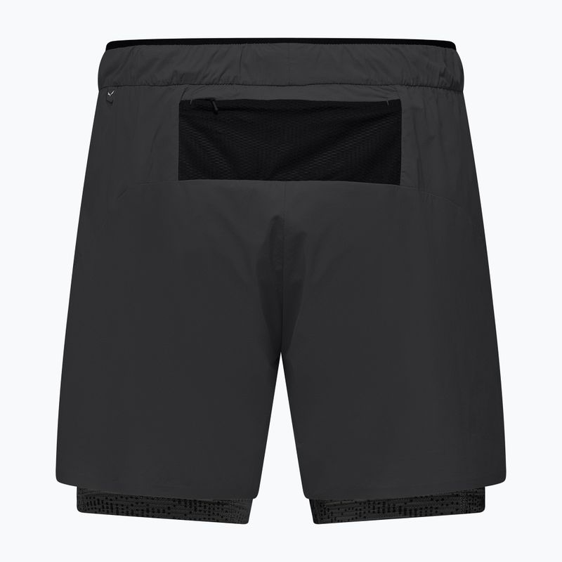 Pantaloni scurți de trekking pentru bărbați Salewa Pedroc DST 2IN1 black out 2