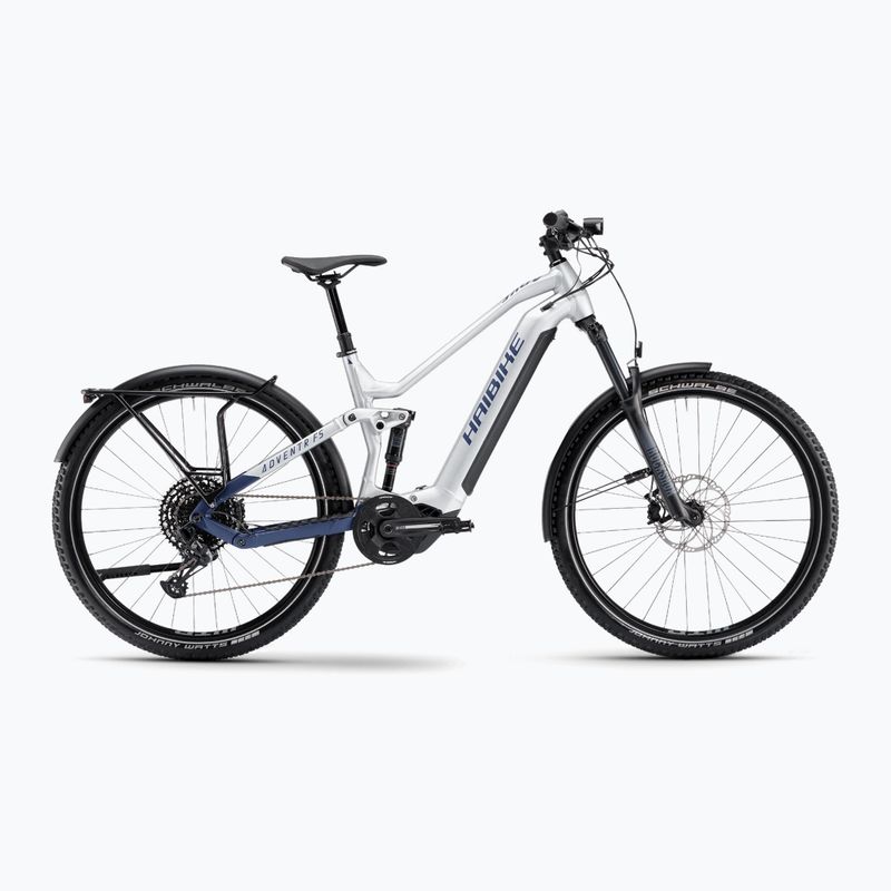 Bicicletă electrică Haibike Adventr 9 720Wh silver/dark blue matt