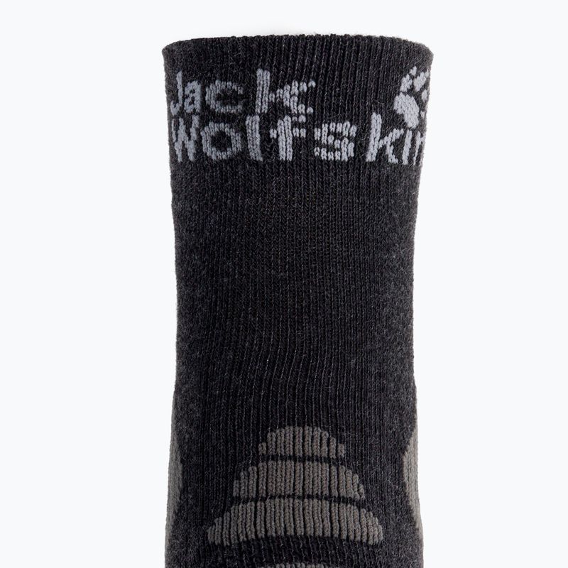 Jack Wolfskin Hiking Pro Classic Cut șosete de trekking gri închis 1904102_6320_357 3