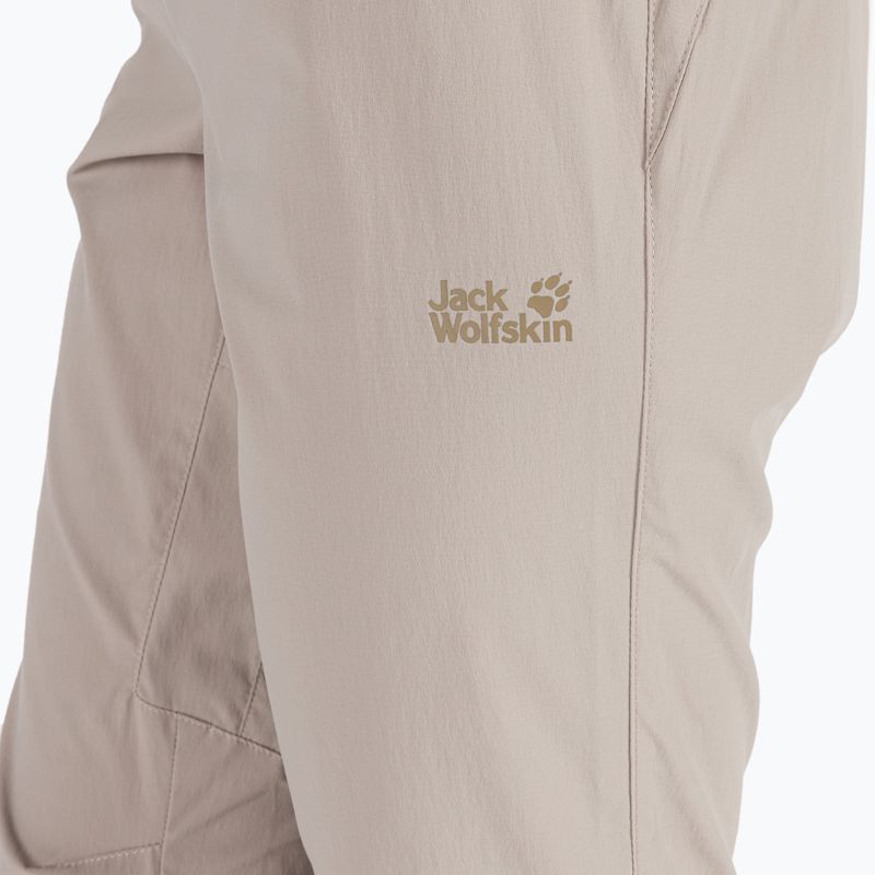 Pantaloni softshell pentru femei Jack Wolfskin Activate Light 3/4 bej 1503721_5041_034 5