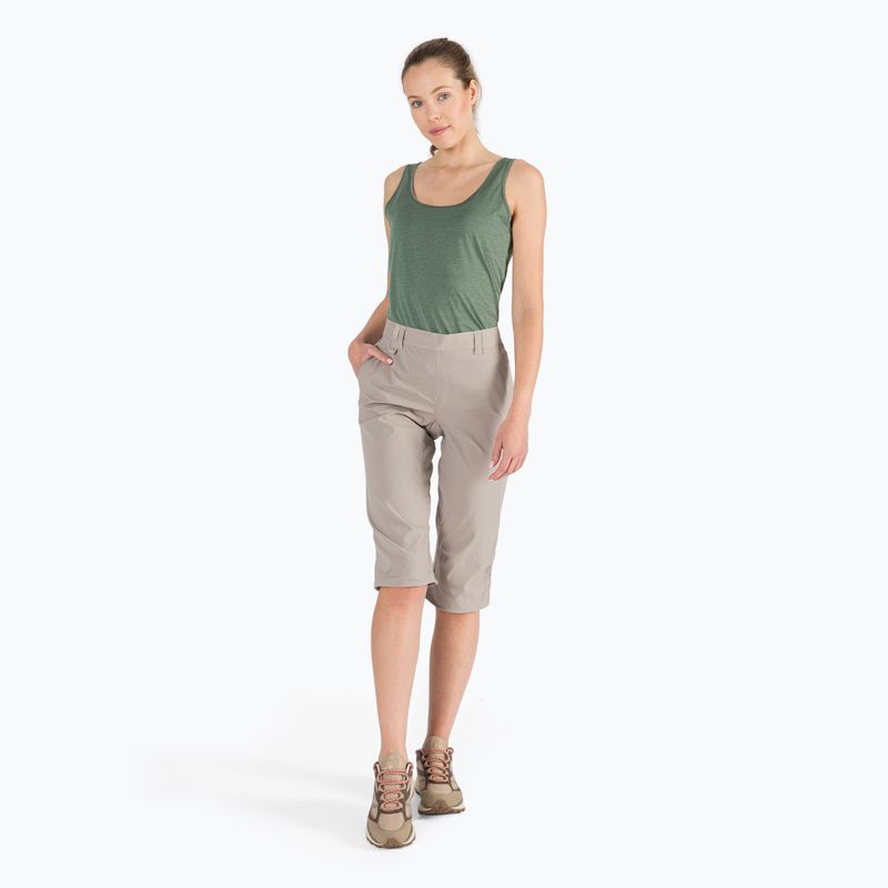 Pantaloni softshell pentru femei Jack Wolfskin Activate Light 3/4 bej 1503721_5041_034 7