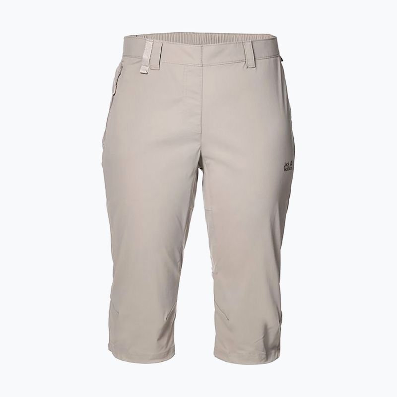 Pantaloni softshell pentru femei Jack Wolfskin Activate Light 3/4 bej 1503721_5041_034 9
