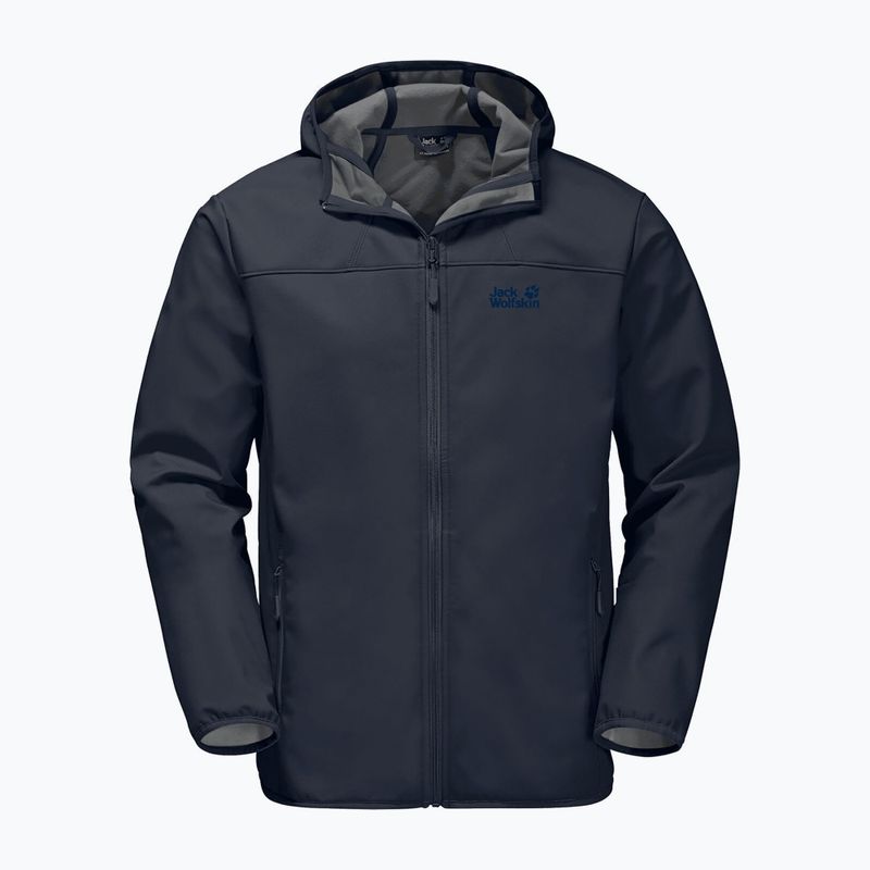 Jack Wolfskin jachetă bărbătească softshell Northern Point albastru noapte 1304001_1033_002 4