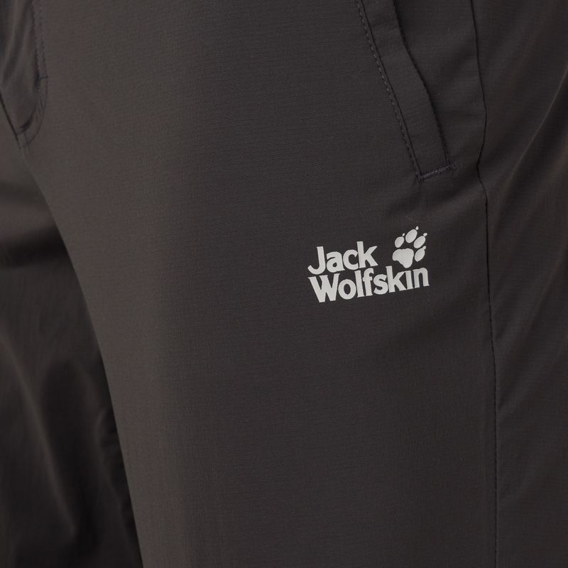 Pantaloni bărbătești softshell Jack Wolfskin Activate Light gri închis 1503772 6