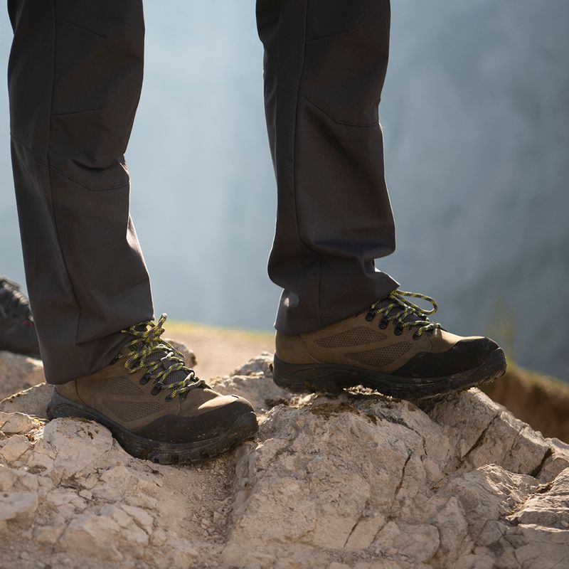 Pantaloni bărbătești softshell Jack Wolfskin Activate Light gri închis 1503772 11