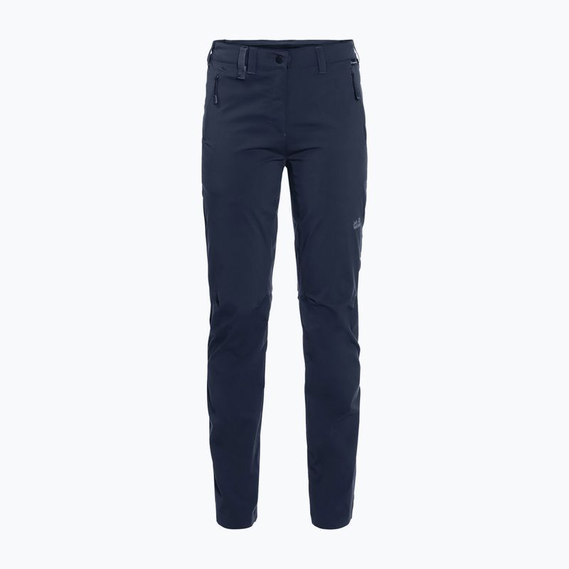 Pantaloni femeie softshell Jack Wolfskin Activate Light albastru marin 1503842_1910_034 8