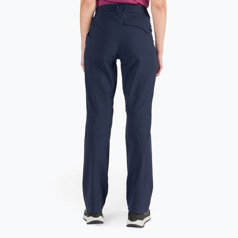 Pantaloni femeie softshell Jack Wolfskin Activate Light albastru marin 1503842_1910_034 3