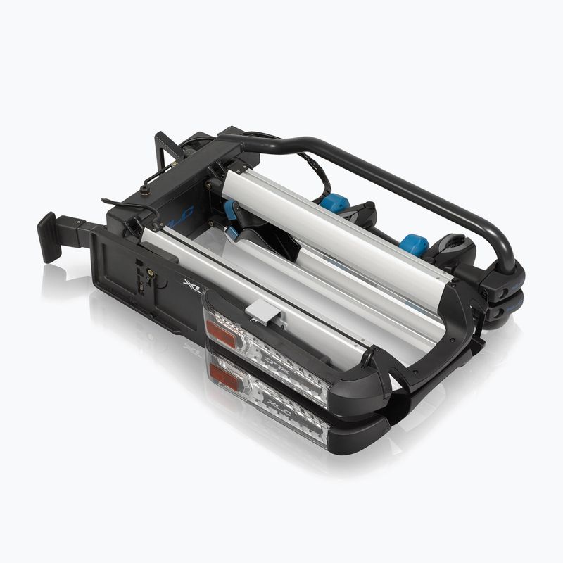 XLC Azura Xtra LED 2Bikes cu suport de atelaj argintiu/negru 3