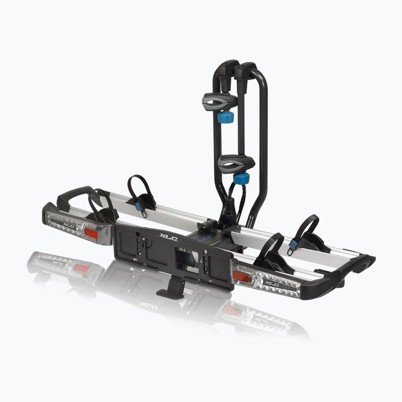 XLC Azura Xtra LED 2Bikes cu suport de atelaj argintiu/negru 5