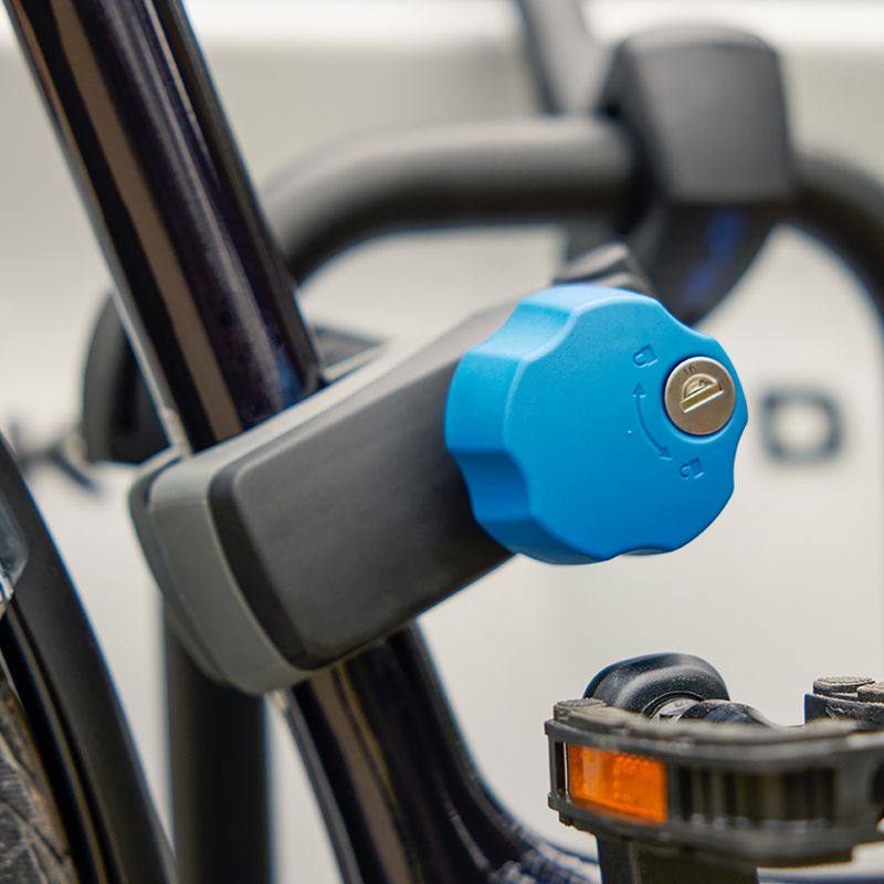 XLC Azura Xtra LED 2Bikes cu suport de atelaj argintiu/negru 10