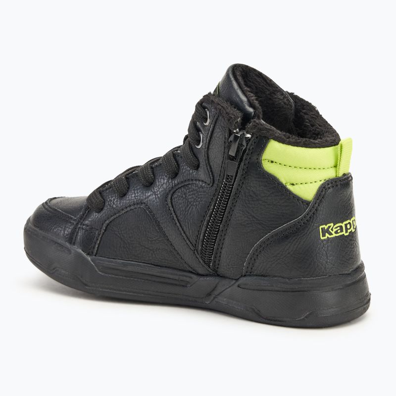 Încălțăminte pentru copii Kappa Grafton black/lime 3