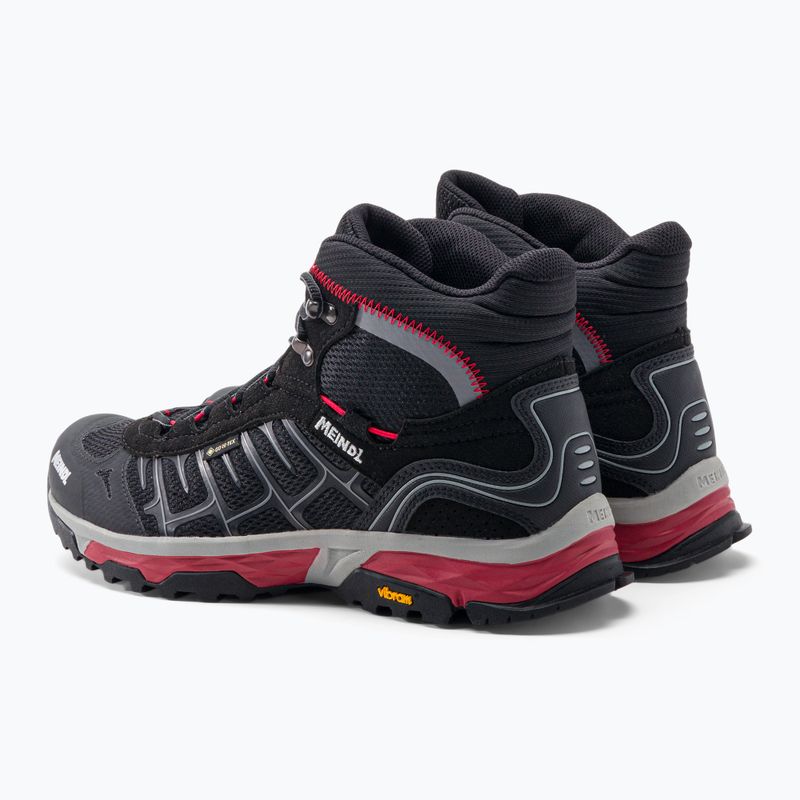 Cizme de trekking pentru bărbați Meindl Finale Mid negru/roșu GTX 4703/01/10 3