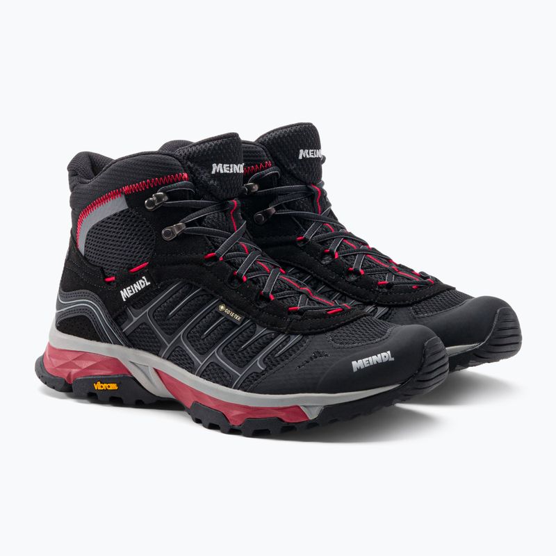 Cizme de trekking pentru bărbați Meindl Finale Mid negru/roșu GTX 4703/01/10 5