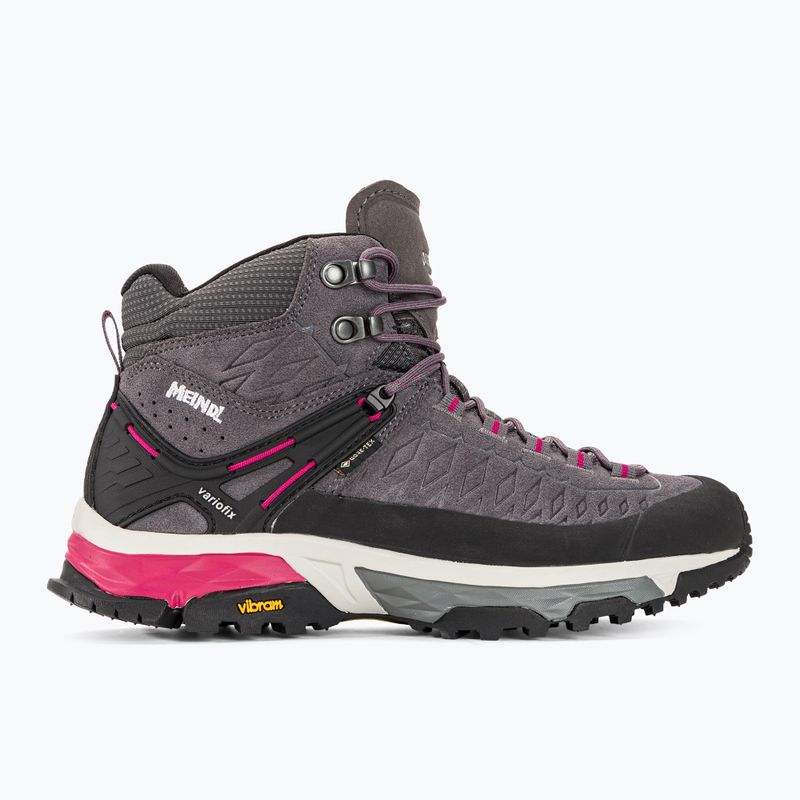 Cizme de trekking pentru femei Meindl Top Trail Lady Mid GTX gri/magenta 2