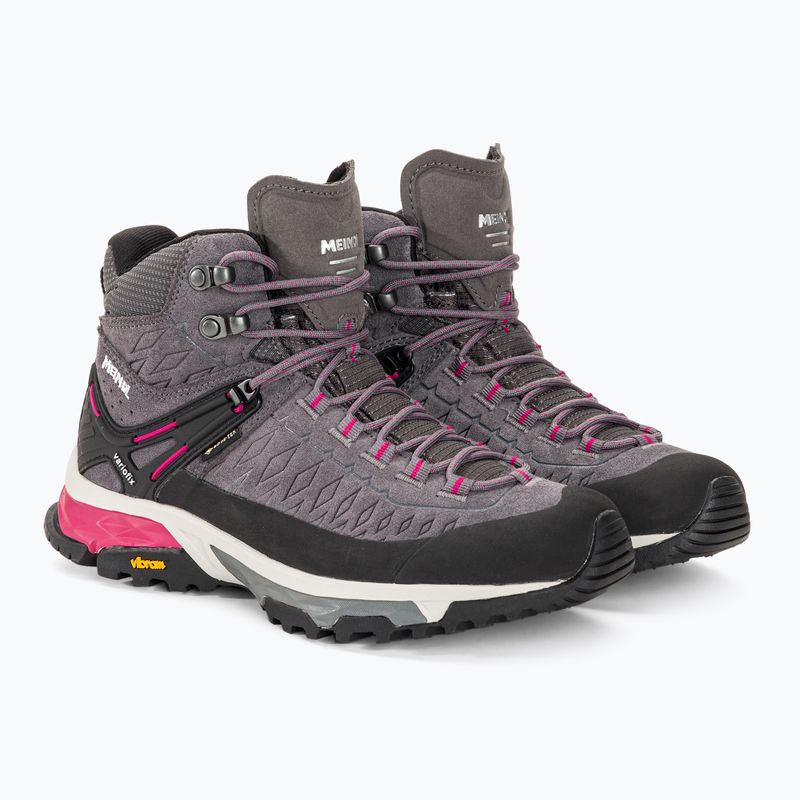 Cizme de trekking pentru femei Meindl Top Trail Lady Mid GTX gri/magenta 4