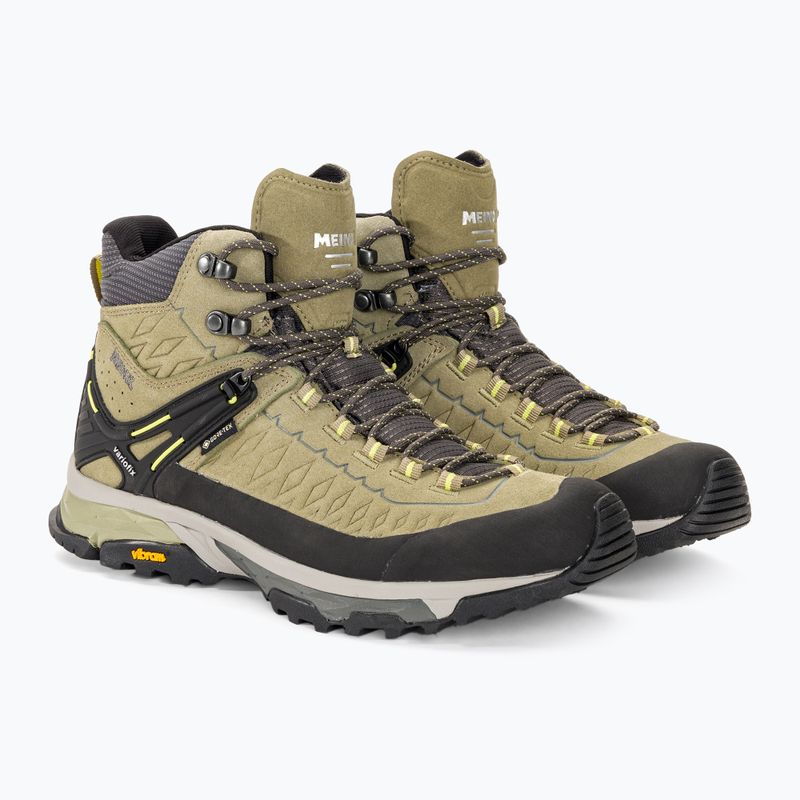 Cizme de trekking pentru bărbați Meindl Top Trail Mid GTX natura/galben 4