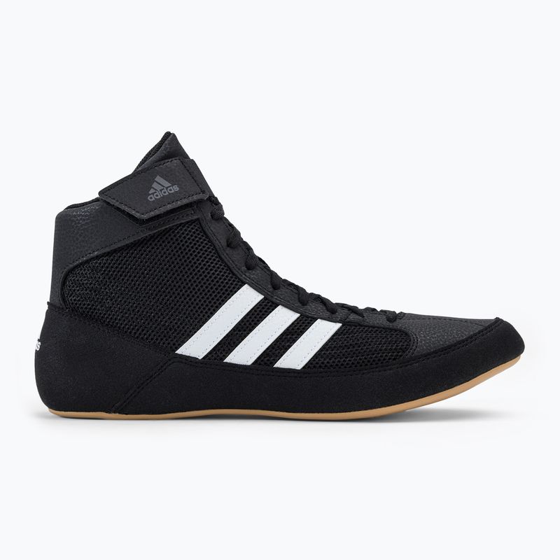 Încălțăminte de box pentru bărbați adidas Havoc neagră AQ3325 2