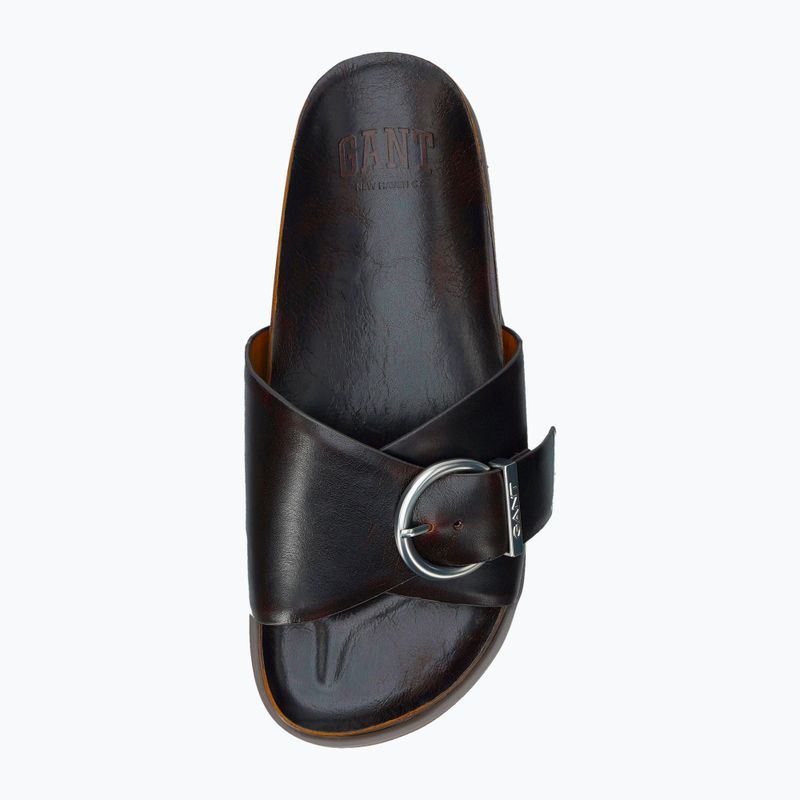 Șlapi de damă GANT Mardale dark brown 5