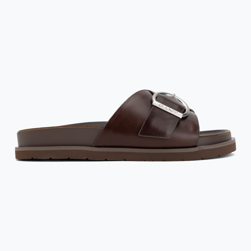 Șlapi de damă GANT Mardale dark brown 2
