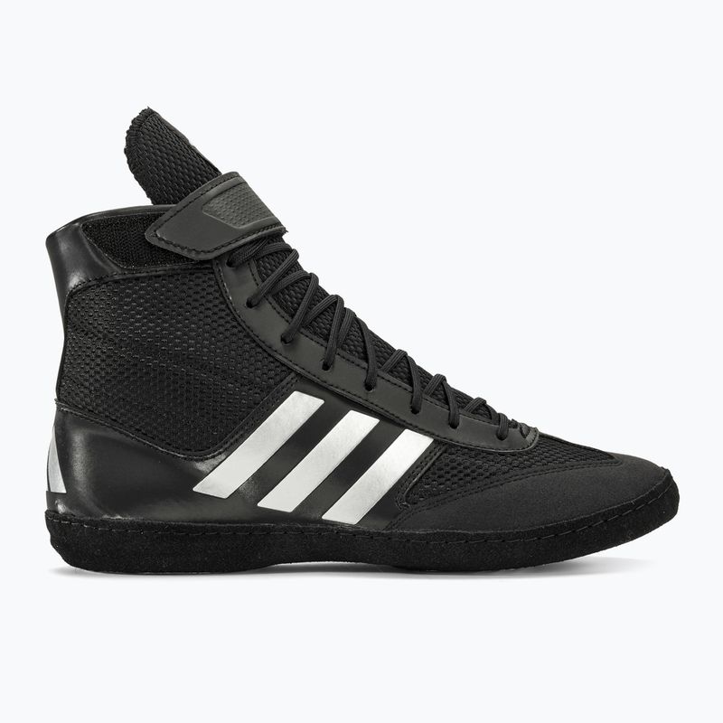 Încălțăminte de box pentru bărbați adidas Combat Speed.5 black/silver BA8007 2
