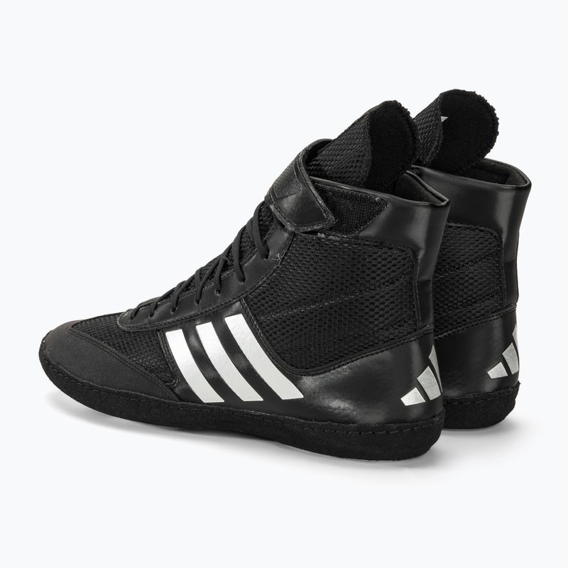 Încălțăminte de box pentru bărbați adidas Combat Speed.5 black/silver BA8007 3