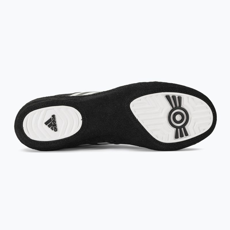 Încălțăminte de box pentru bărbați adidas Combat Speed.5 black/silver BA8007 5