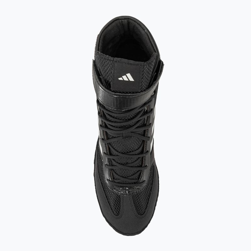 Încălțăminte de box pentru bărbați adidas Combat Speed.5 black/silver BA8007 6