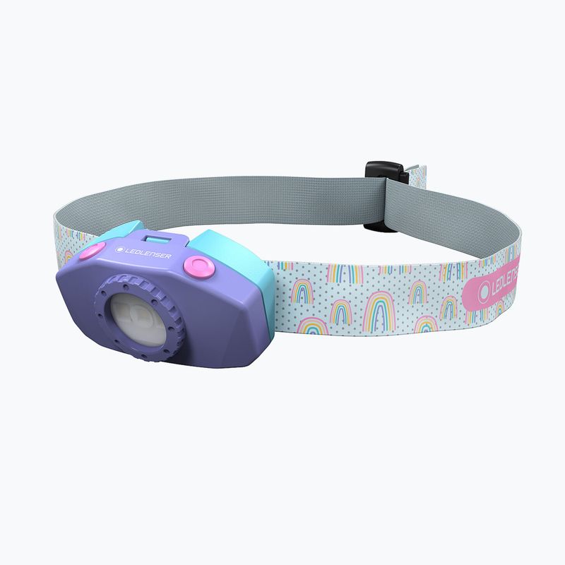 Frontală Ledlenser Kidled2 Box, mov, 502538