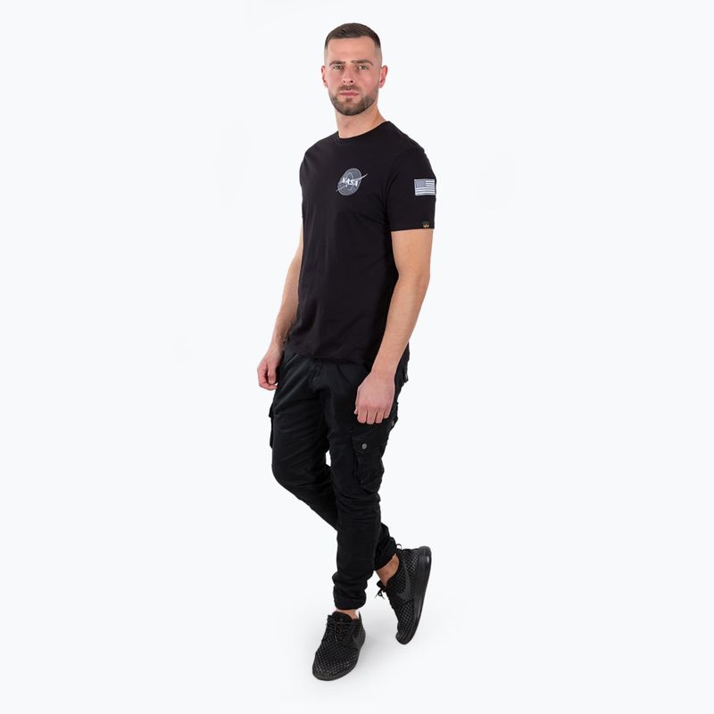 Tricou pentru bărbați Alpha Industries Space Shuttle T black 2