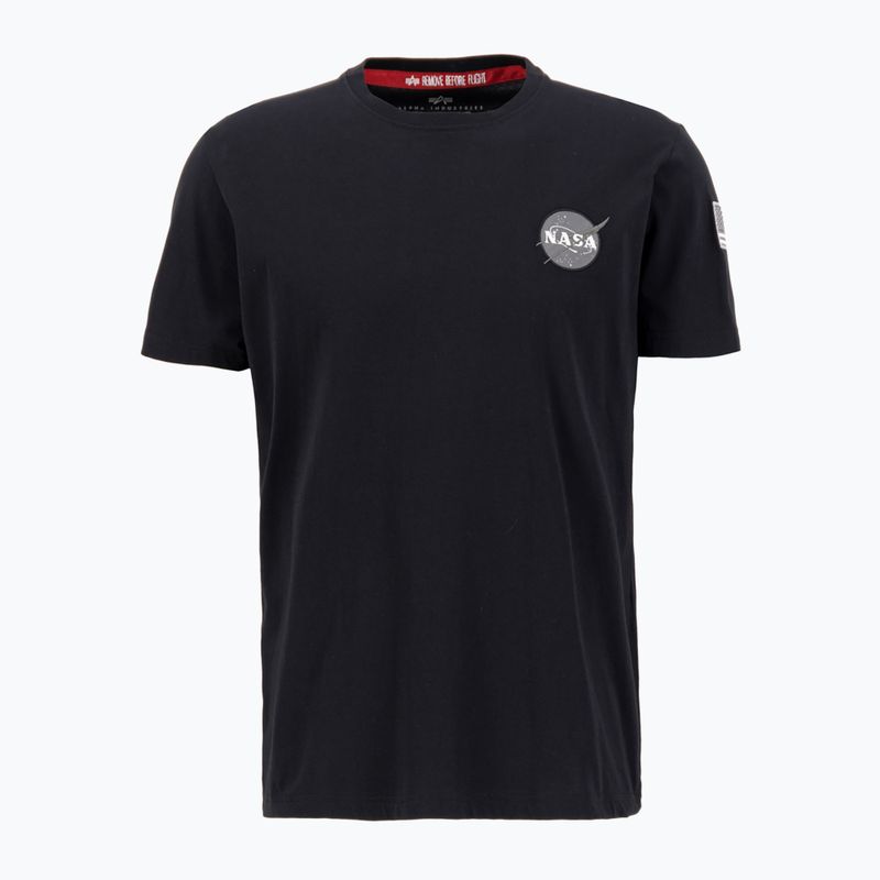 Tricou pentru bărbați Alpha Industries Space Shuttle T black 3