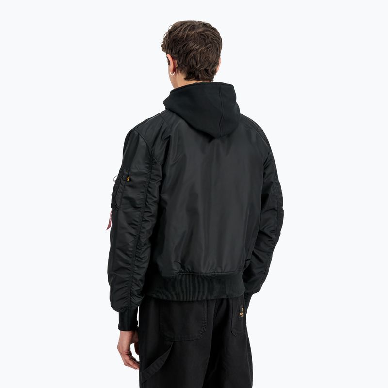 Geacă pentru bărbați Alpha Industries MA-1 D-Tec Sleeve Embroidery Bomber black/reflective 3