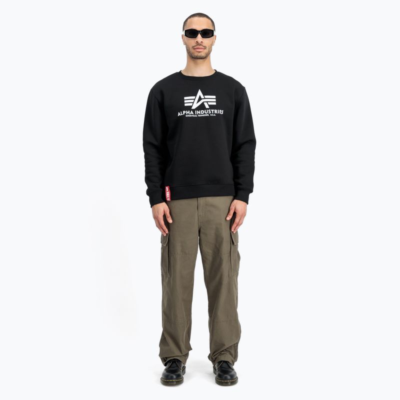 Bluză pentru bărbați Alpha Industries Basic black 2