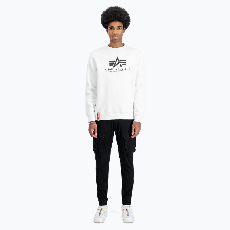 Bluză pentru bărbați Alpha Industries Basic white 2