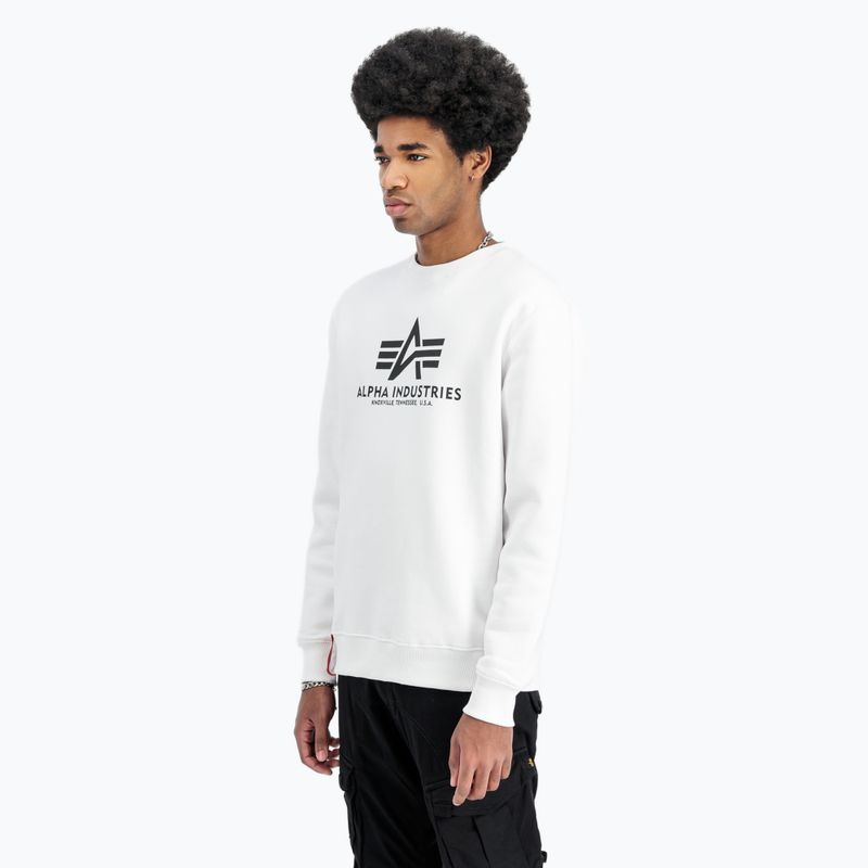 Bluză pentru bărbați Alpha Industries Basic white 4