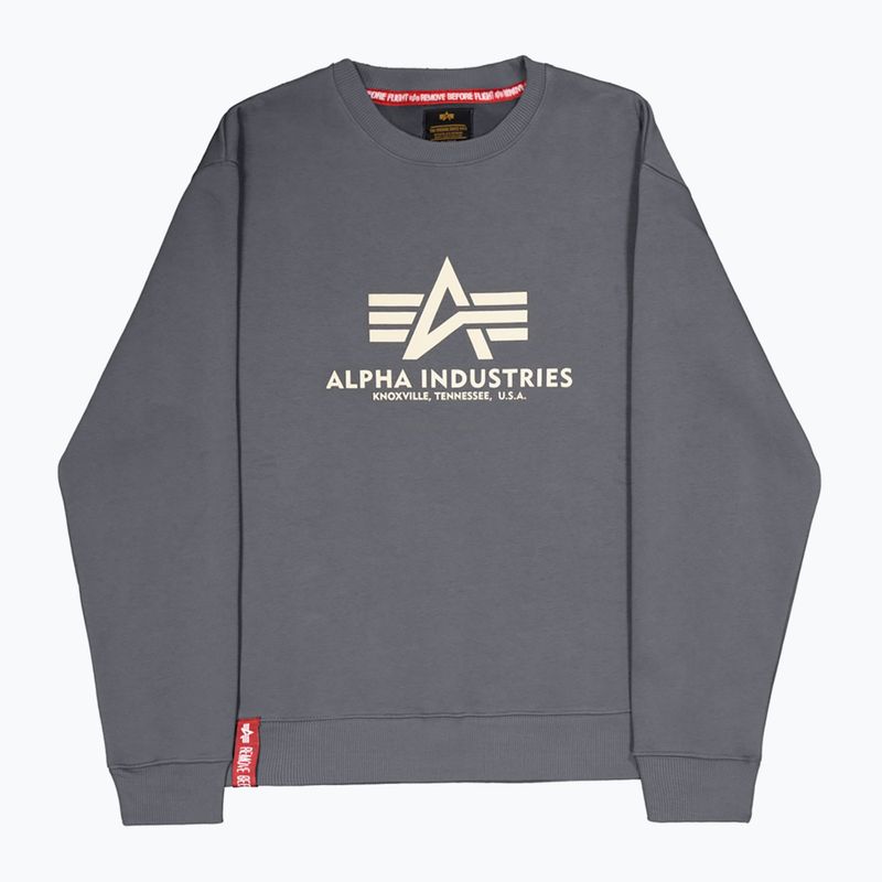 Bluză pentru bărbați Alpha Industries Basic greyblack 5