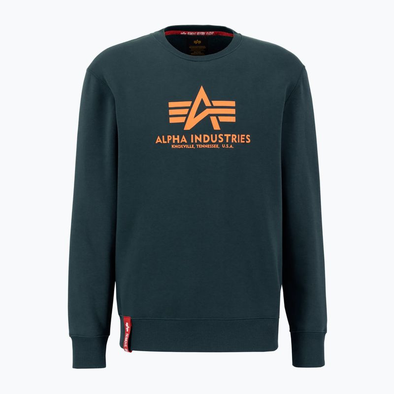 Bluză pentru bărbați Alpha Industries Basic dark petrol 2