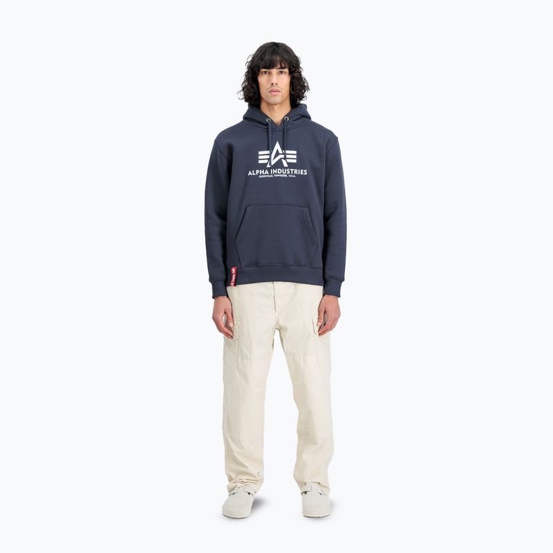 Bluză pentru bărbați Alpha Industries Basic navy 2
