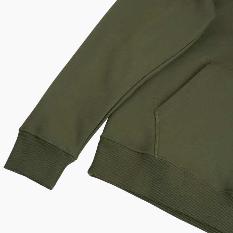 Bluză pentru bărbați Alpha Industries Red Stripe Hoodie dark green 4