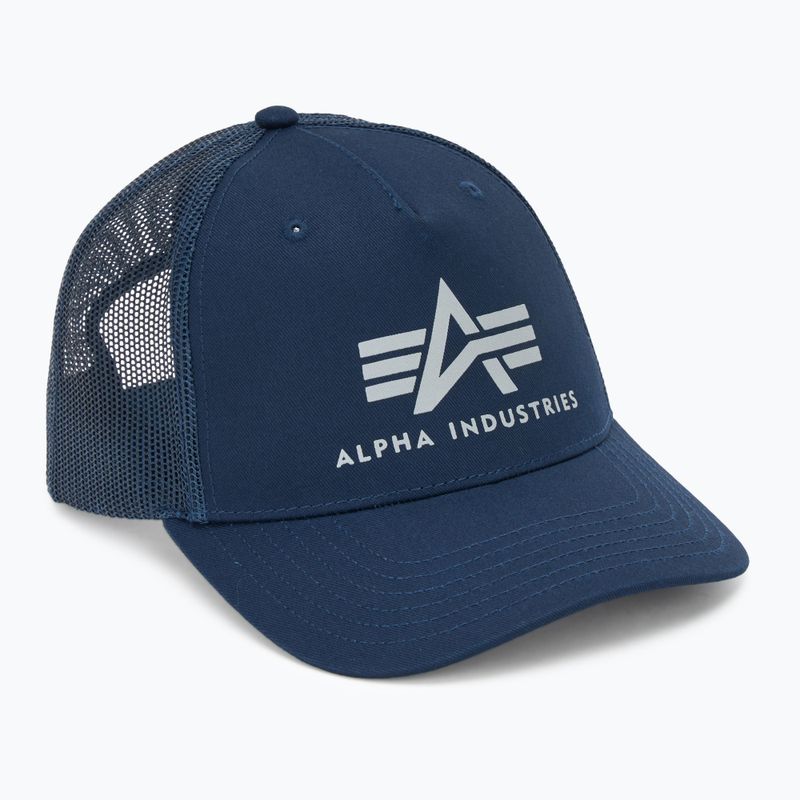 Șapcă pentru bărbați Alpha Industries Basic Trucker rep.blue