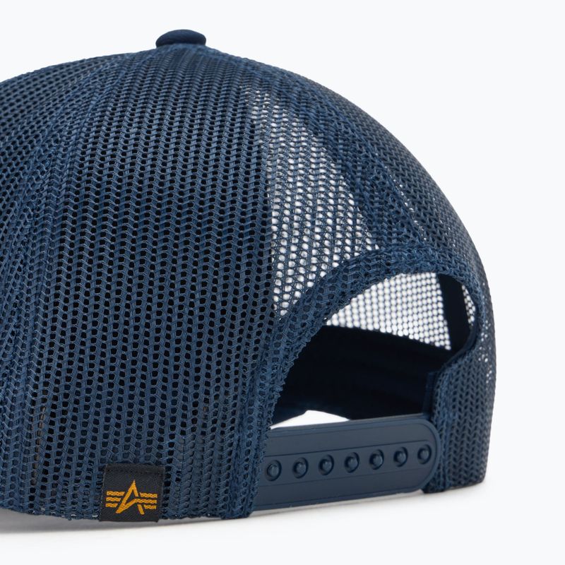 Șapcă pentru bărbați Alpha Industries Basic Trucker rep.blue 4