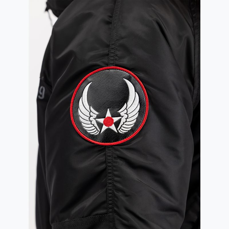 Geacă pentru bărbați Alpha Industries N3B Airborne Hooded black 6