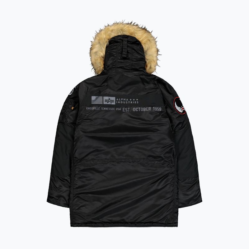 Geacă pentru bărbați Alpha Industries N3B Airborne Hooded black 8
