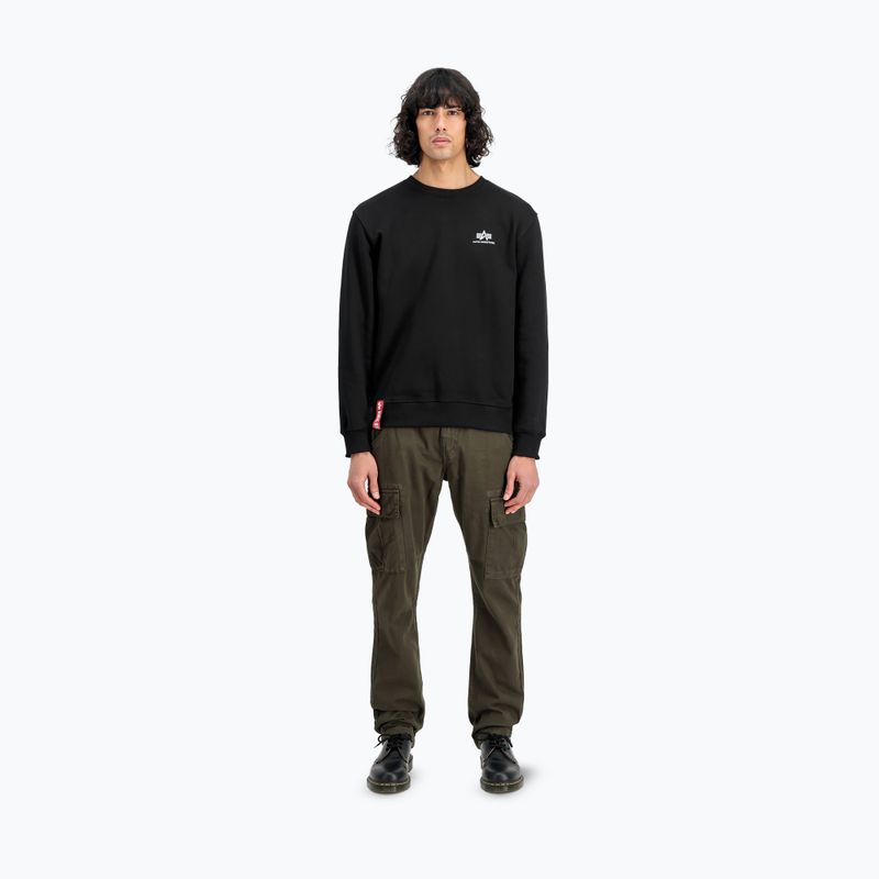 Bluză pentru bărbați Alpha Industries Basic Small Logo black 2
