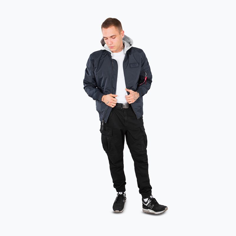 Geacă pentru bărbați Alpha Industries MA-1 TT Two Tone Hood rep.blue 2