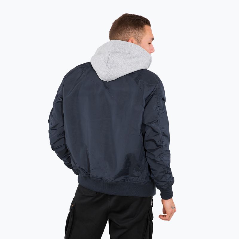 Geacă pentru bărbați Alpha Industries MA-1 TT Two Tone Hood rep.blue 3