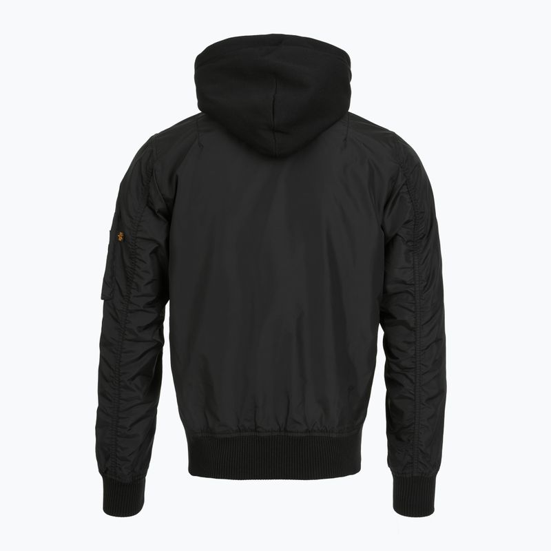 Geacă pentru bărbați Alpha Industries MA-1 TT Two Tone Hood black/black 4