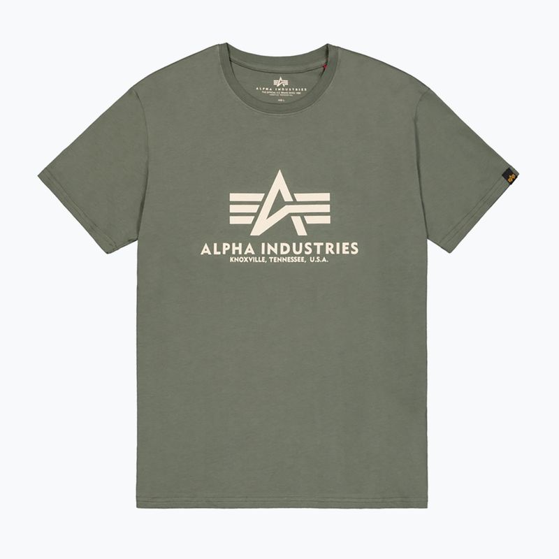 Tricou polo  pentru bărbați  Alpha Industries Basic vintage green 6